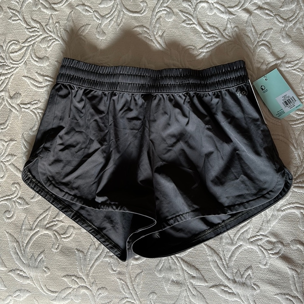 DSG running shorts, size small (gray)